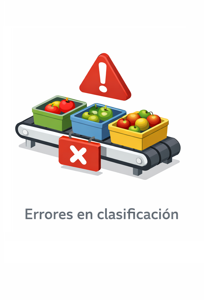 Errores de clasificación