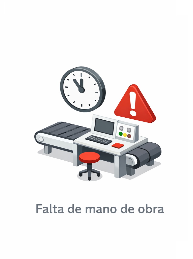 Falta de mano de obra